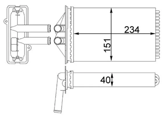 Värmepaket MAHLE AH 92 000S