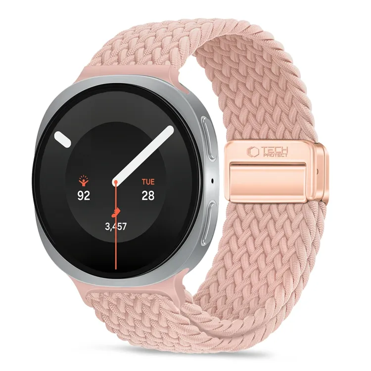 Tech-Protect NylonMag Strap for Samsung Galaxy Watch 8/9 - 40/44/46mm - Pink