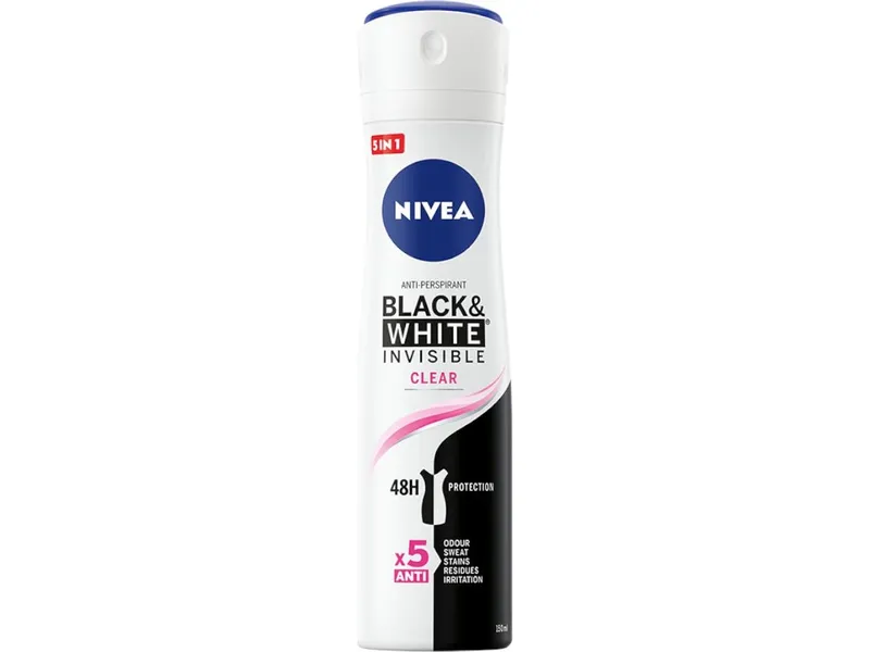 Nivea Invisible Clear Deodorant Spray - 150 ml