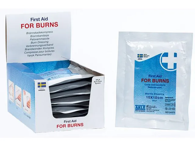 Brännskadeförband For Burns – 10x10cm gelkompress – 10 st