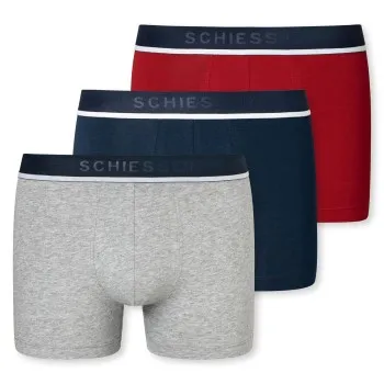 Schiesser Kalsonger 3P Organic Cotton Woven Boxer Brief Flerfärgad bomull XX-Large Herr