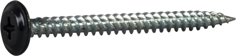 MONTAGESKRUV SV 4,2X50MM 200ST PH2 9011 VASS SPETS SVART | Beijerbygg Byggmaterial