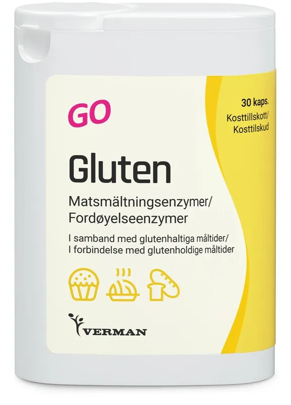 Gluten GO Gluten Go 30 kapslar