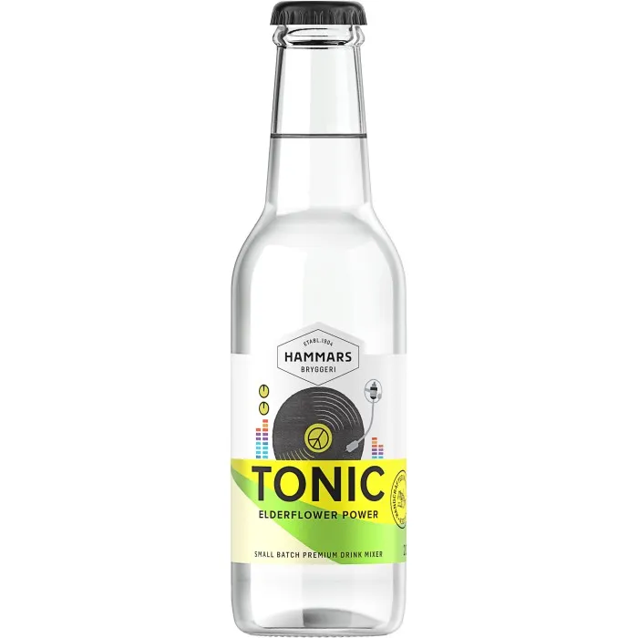 Hammars Tonic elderflower power 25 cl 24-pack