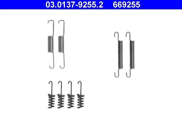 Monteringssats för bromsbackar (parkeringsbroms) ATE 03.0137-9255.2