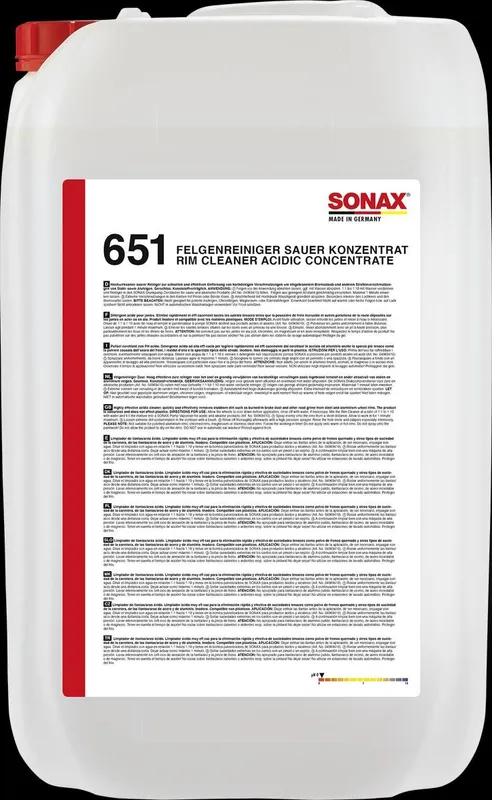 Fälgrengörare SONAX 06517050