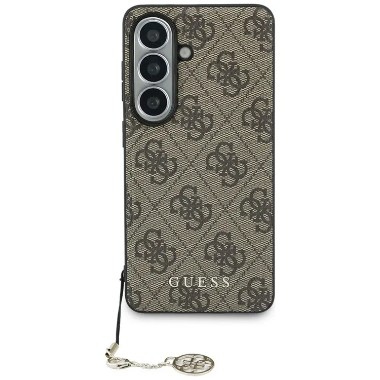 Guess Mobilskal För Galaxy S26 MagSafe 4G Classic Logo Charm – Brun