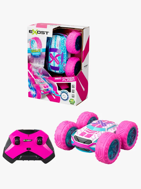 Silverlit Exost 360 Radiostyrd Bil Cross Flash, Rosa