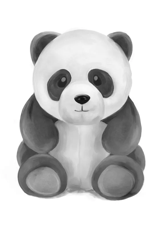 Väggdekal – Panda