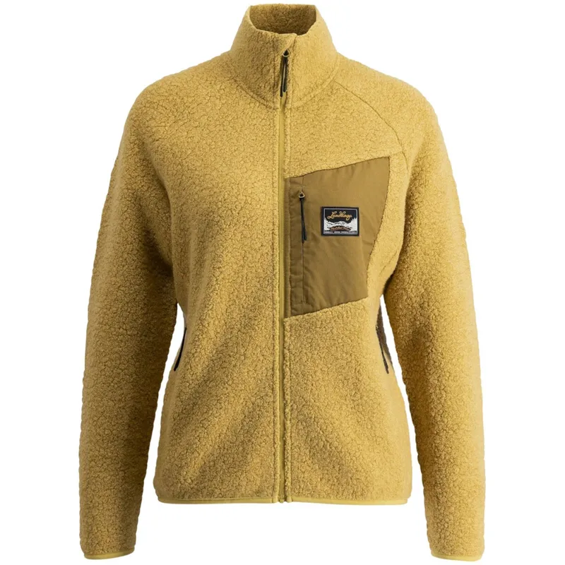 Lundhags Flok Wool Ws Pile, mellanlager, dam, gul