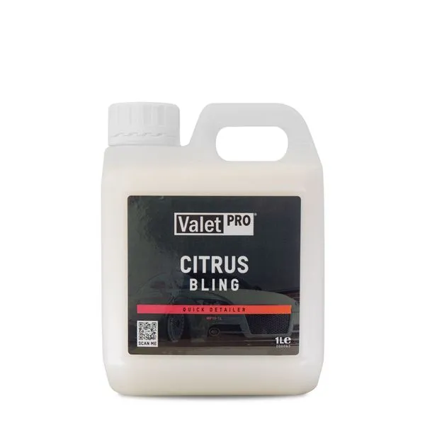 Rengörande Snabbvax VALETPRO Citrus Bling, 1000 ml
