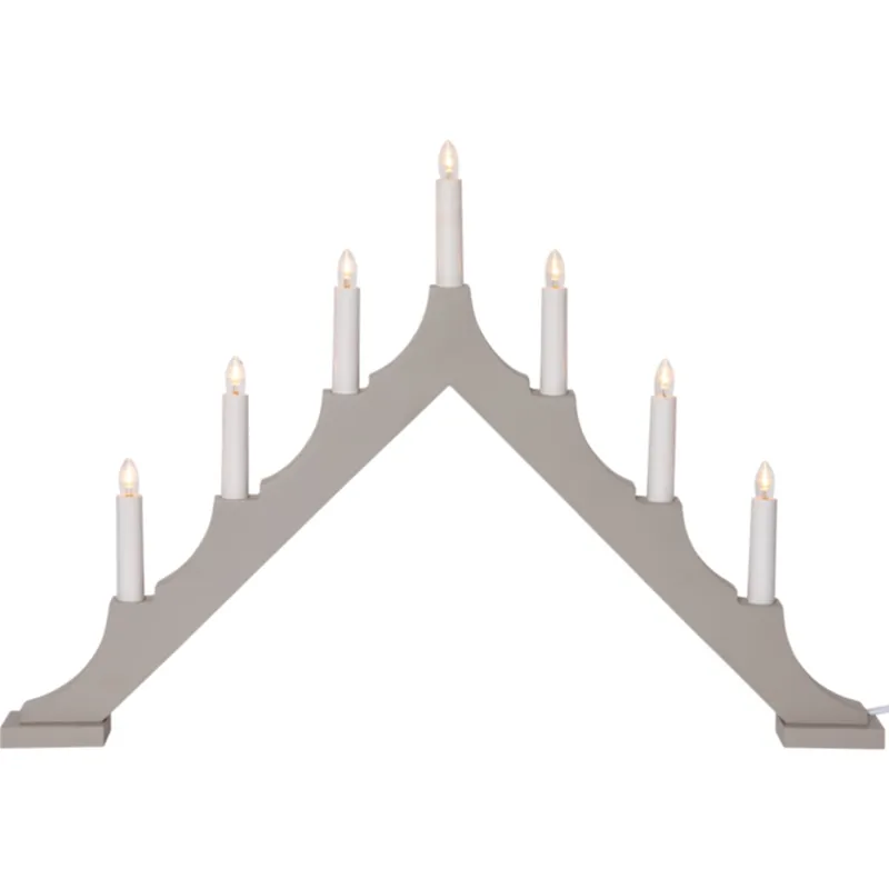 Ljusstake Alma Beige 58,5cm