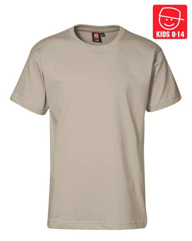 ID T-TIME T-shirt Barn Beige
