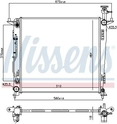 Kylare NISSENS 606428