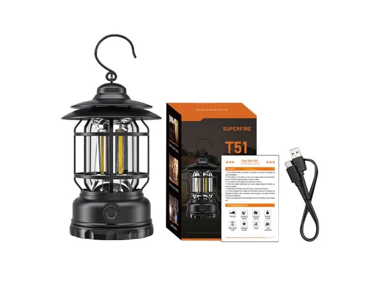 Superfire Camping lamp T51 USB-C