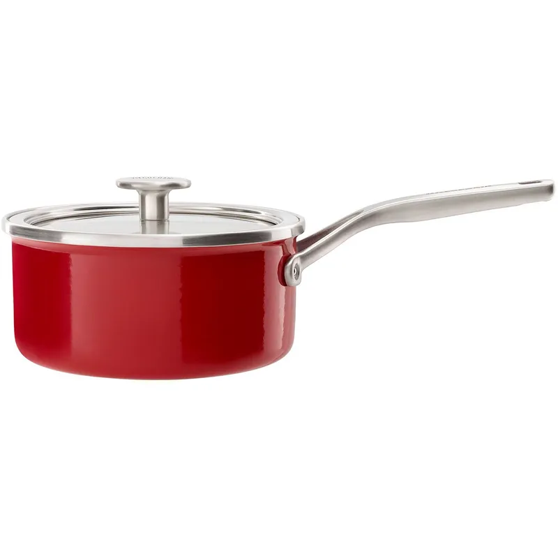 Kitchenaid Collection Kastrull m/lock röd 16 cm